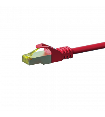 Câble CAT7 SFTP / PIMF Rouge - 0.25m
