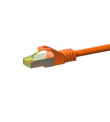 Câble CAT7 SFTP / PIMF Orange - 2m