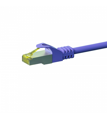 Câble CAT7 SFTP / PIMF Violet - 0.25m