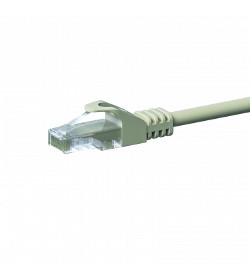 Câble CAT5e UTP CCA gris - 1m