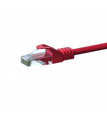 Câble CAT6 UTP CCA rouge - 3m