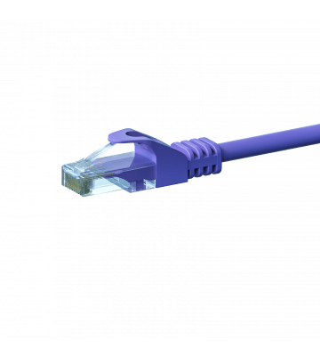 Câble CAT6 UTP CCA violet - 1.50m