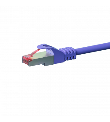 Câble CAT6 SSTP / PIMF Violet - 0.25m