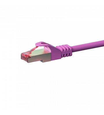 Câble CAT6 SSTP / PIMF Rose - 0.25m
