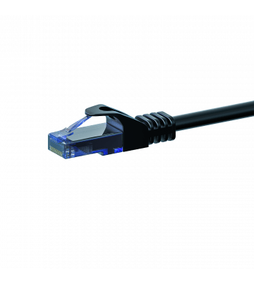 Câble CAT6A UTP 100% cuivre noir - 20m