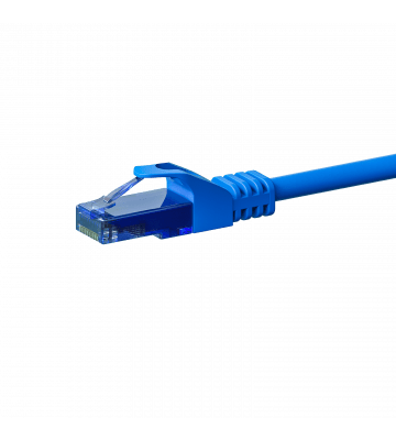 Câble CAT6A UTP 100% cuivre bleu - 1m