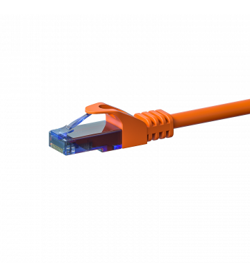 Câble CAT6A UTP 100% cuivre orange - 20m