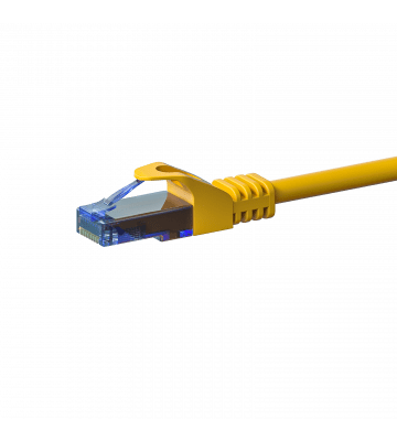 Câble CAT6A UTP 100% cuivre jaune - 2m