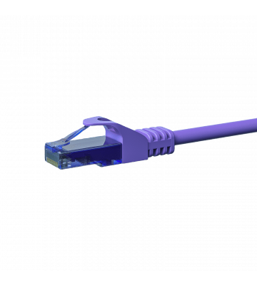 Câble CAT6A UTP 100% cuivre violet - 20m