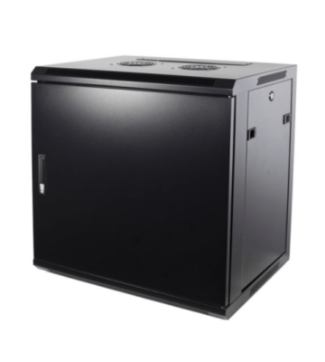 Baie murale 9U avec porte métalique 600x600x500mm (LxPxH)