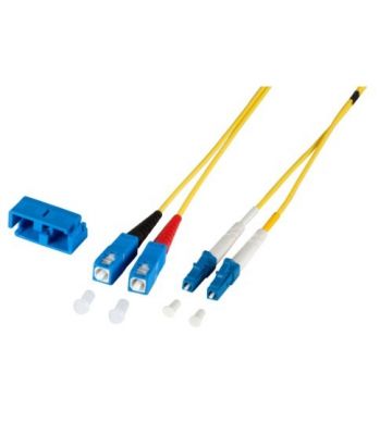Câble optique à fibre optique duplex OS2 LC-SC 7.50 m