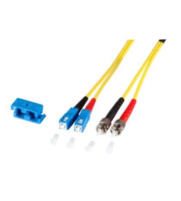 Câble optique de fibre optique duplex OS2 SC-ST 15M