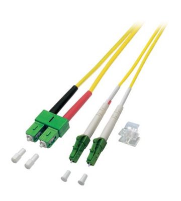 Câble optique à fibre optique duplex OS2 LC / APC-SC / APC 0,50 m