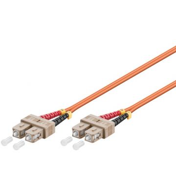 Câble à fibres optiques SC-SC OM2 0.50 m