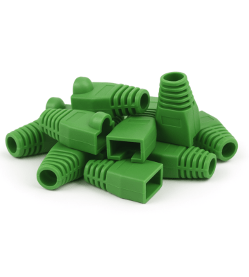 DANICOM Manchon de câble RJ45 vert - 10 pièces