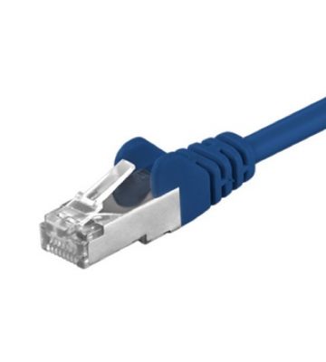 Câble Cat5e FTP bleu - 1m