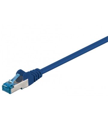 CAT6A S / FTP (PIMF) 0,25 m Bleu