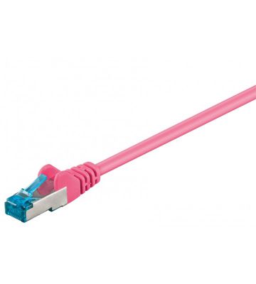 CAT6A S / FTP (PIMF) 0,25 m rose