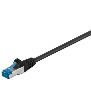 CAT6A S / FTP (PIMF) 0,25 m Noir