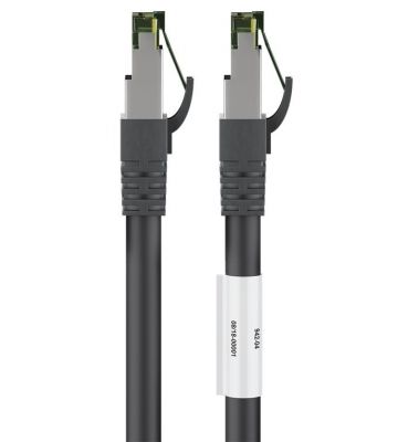 Câble RJ45 Cat8 S/FTP (PIMF) noir - 5m 