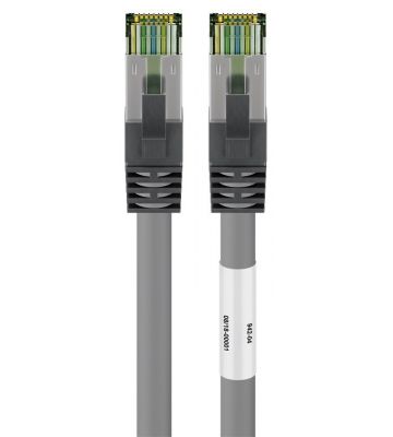 Câble RJ45 Cat8 S/FTP (PIMF) Gris - 2m 