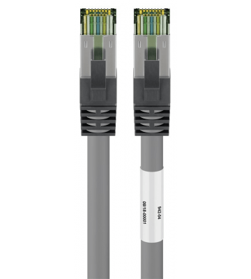 Câble RJ45 Cat8 S/FTP (PIMF) Gris - 5m 