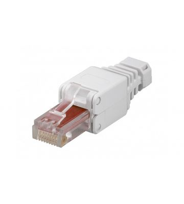 Connecteur RJ45 Cat5e UTP - Tooless - pour câble flexible et rigide