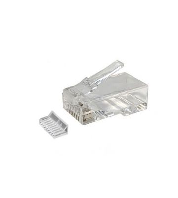 Connecteur CAT6 RJ45 + Pièce auxiliaire - Unshield - Pour fond flexible