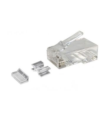 Connecteur CAT6A RJ45 - Doublé + pièce supplémentaire - pour noyau lisse