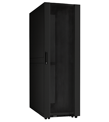 Baie de serveur datacenter 42U avec porte perforée 600x1000x2000mm (LxPxH)