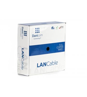 Danicom CAT6 FTP 50M sur le rôle rigide - LSZH (ECA)