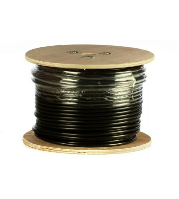 Rouleau câble rigide extérieur noir DANICOM CAT6A FTP PE (Fca) - 305m 
