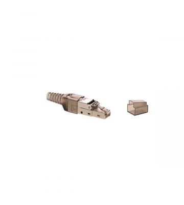 24€34 sur 10pcs Cat7 RJ45 connecteur cat 7 cristal prise blindée FTP RJ45  modulaire connecter - Câble téléphone portable - Achat & prix