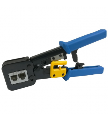 Pince à sertir pour connecteurs traversants