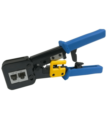 Pince à sertir pour connecteurs traversants