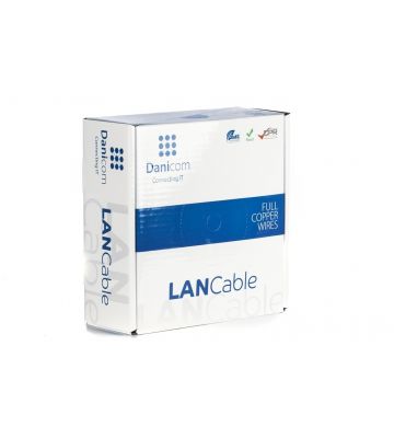 Câble sur bobine DANICOM CAT6 UTP Flexible - PVC (FCA) - 50m  