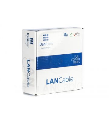 Câble sur bobine DANICOM CAT6A UTP Rigide - LSZH (ECA) - 50m