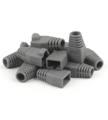DANICOM manchon de câble RJ45 gris grand - 10 pièces