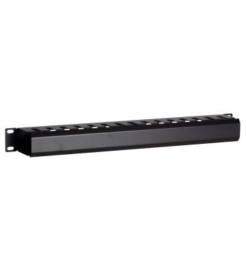 Conduit de câble en métal 1U 19 pouces avec couvercle coulissant