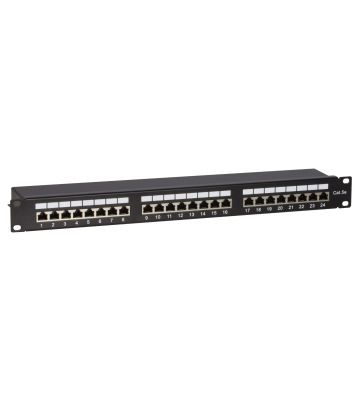 Panneau de brassage Cat5e FTP - 24 ports