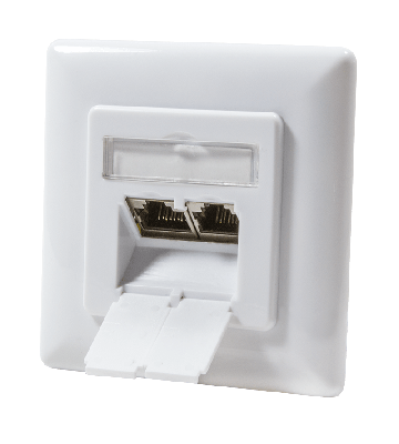 CAT6 UTP / STP Box intégrée, Blanc