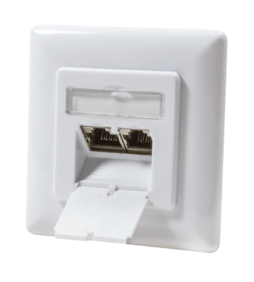 CAT6 UTP / STP Box intégrée, Blanc