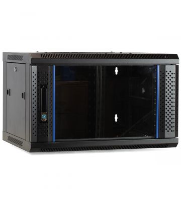 Baie murale 4U avec porte en verre 600x450x280mm (LxPxH)