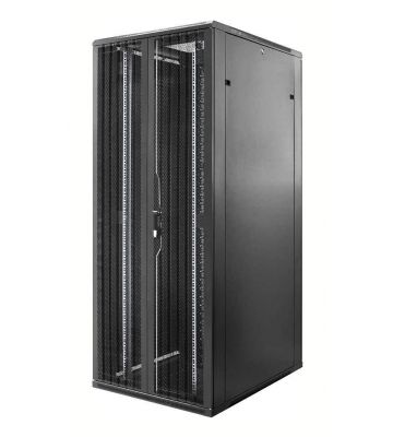 Baie serveur 47U avec double porte avant et arrière perforée 800x1000x2200mm (LxPxH)