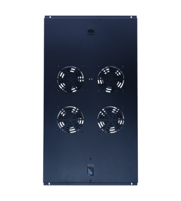 Kit de ventilation avec 4 ventilateurs et thermostat adapté aux armoires serveur autoportantes de 1000 mm de profondeur
