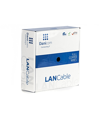 DANICOM CAT6 FTP 50m câble sur bobine rigide - LSZH (Dca)