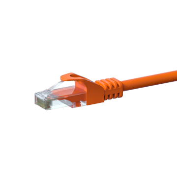Câble CAT6 UTP CCA orange - 5m