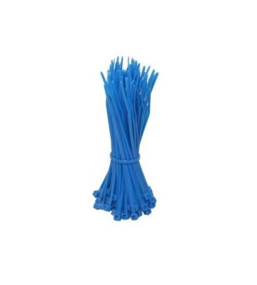 Cadres de câbles 140mm bleu - 100 pièces