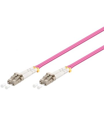 Câble à fibres optiques LC-LC OM4 0.50 m