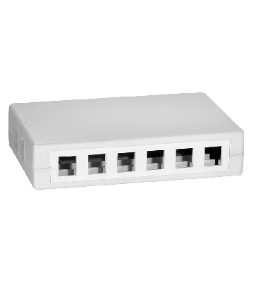 Boîtier média Keystone 12 ports